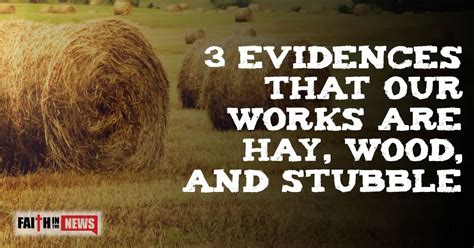 wood hay and stubble meaning